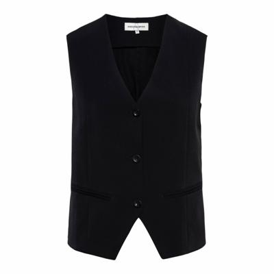 &Co - Zwart | Dames | Gilet | Zwart | 3XL | regular | Kamst mode