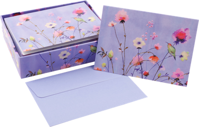 Lavender Wildflowers Notitiekaarten 14 stuks