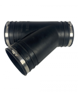 Air Aqua Flexibel Rubber Y-stuk 125mm voor Vijvers - Duurzaam & Weerbestendig
