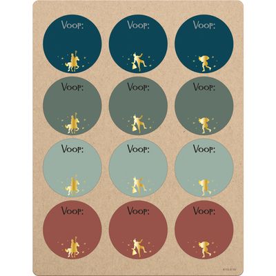 Cadeau Naamstickers Sinterklaas Classic