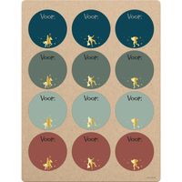 Cadeau Naamstickers Sinterklaas Classic