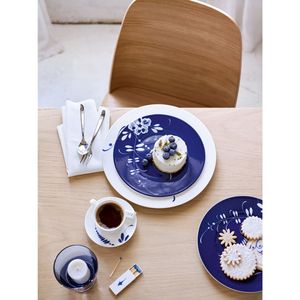 Villeroy & Boch Old Luxembourg Brindille Ontbijtbord Rond Porselein Blauw, Wit 1 stuk(s)