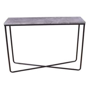 Fjôrd - Sidetable Zwart Betonlook 110cm - MDF - Palace