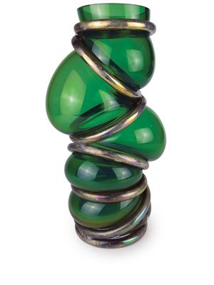 Vanessa Mitrani vase Chain Ring à design asymétrique - Vert