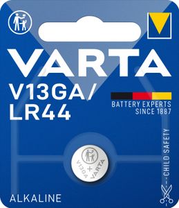 Varta Alkaline-Batterij LR44 | 1.5 V DC | 155 mAh | Zilver | 5 stuks - VARTA-V13GA - VARTA-V13GA