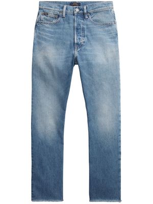 Polo Ralph Lauren jean court à taille haute - Bleu