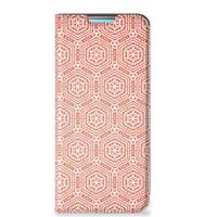 Xiaomi Redmi 10 Hoesje met Magneet Pattern Orange - thumbnail