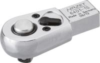 HAZET Insteek-omschakelratel 6401-1S · 9 x 12 mm insteekvierkant massief · 1/4 inch (6,3 mm) vierkant massief · Lengte: 46,5 mm