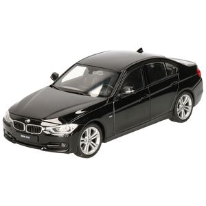 Modelauto BMW 335i 2014 zwart schaal 1:24/19 x 7 x 6 cm   -