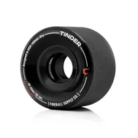 Tinder Zwart 65mm 81A - Longboard Wielen