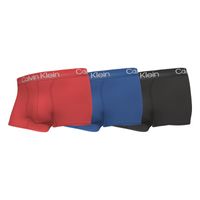 Calvin Klein 3-pack trunk boxershorts - rood/blauw/zwart