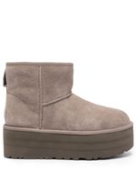 UGG bottines Minis à plateforme 50 mm - Gris