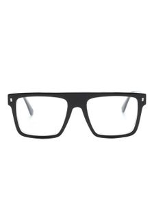 DSQUARED2 EYEWEAR lunettes de vue Icon Stripe à monture rectangulaire - Noir