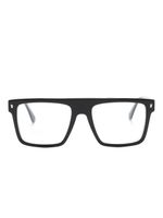 DSQUARED2 EYEWEAR lunettes de vue Icon Stripe à monture rectangulaire - Noir