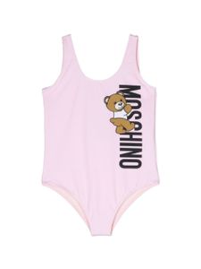 Moschino Kids maillot de bain à logo - Rose