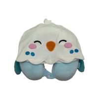 Hoodeazzz Adoramals Kiki de Parkiet Memory Foam Reiskussen Capuchon