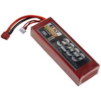 Reely LiPo accupack 11.1 V 3200 mAh Aantal cellen: 3 Hardcase T-stekkersysteem