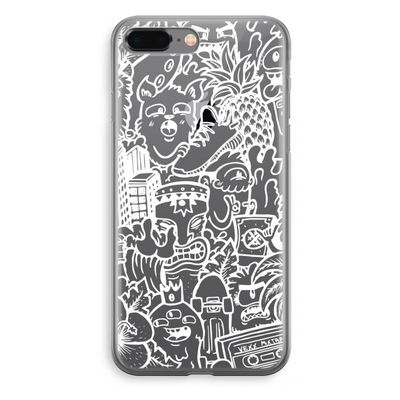 Vexx Mixtape #2: iPhone 8 Plus Transparant Hoesje