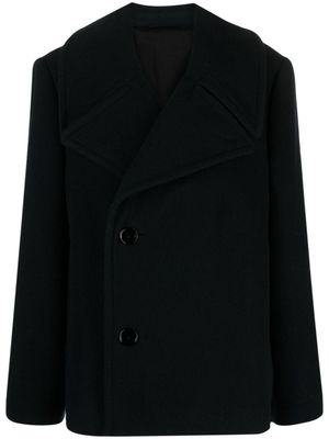 LEMAIRE manteau en laine à boutonnière croisée - Vert