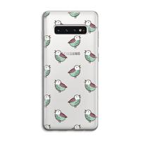 Vogeltjes: Samsung Galaxy S10 4G Transparant Hoesje