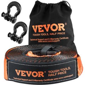 VEVOR sleepkabelset 3" x 36" polyester sleepriem 30.000 lb capaciteit 20.000 lb D-ring sluitingen opbergtas voor ATV Jeep ATV Truck