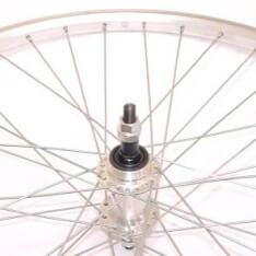Roland achterwiel 26 x 1.75 vast freewh zilver zink sp