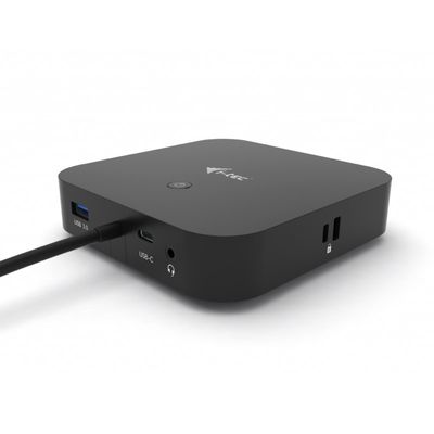i-Tec USB-C HDMI DP Docking Station Power Delivery 65W + Universal Charger 77 W