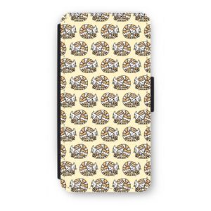 Slapende poes: iPhone 8 Flip Hoesje