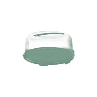 Rotho fresh taartdoos hoog mistletoe groen