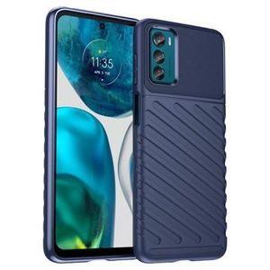 Thunder Series Motorola Moto G42 TPU Hoesje - Blauw