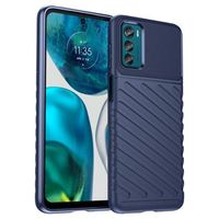 Thunder Series Motorola Moto G42 TPU Hoesje - Blauw