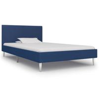 Bedframe stof blauw 90x200 cm - thumbnail