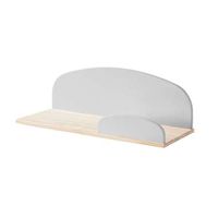 Vipack wandplank Kiddy - grijs - 65 cm - Leen Bakker - thumbnail