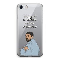Hotline bling: iPhone 8 Transparant Hoesje