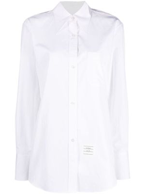 Thom Browne chemise à col pointu - Blanc