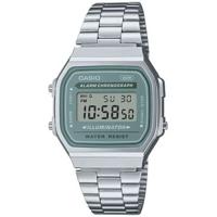 Horloge Uniseks Casio A168WA-3AYES Groen Zilverkleurig (Ø 36 mm) (Ø 35 mm)