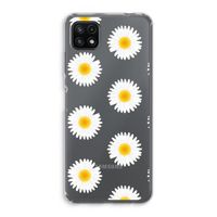 Margrietjes: Samsung Galaxy A22 5G Transparant Hoesje