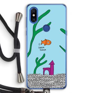 Aquarium: Xiaomi Mi Mix 3 Transparant Hoesje met koord
