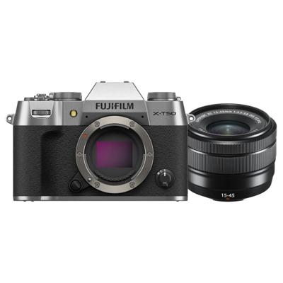 Fujifilm X-T50 zilver + XC 15-45mm