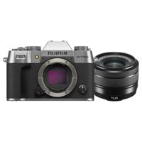 Fujifilm X-T50 zilver + XC 15-45mm
