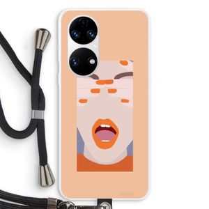 Surprise: Huawei P50 Transparant Hoesje met koord