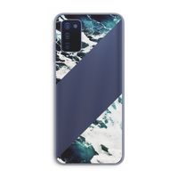 Golven: Samsung Galaxy A03s Transparant Hoesje Golven: Samsung Galaxy A03s Transparant Hoesje