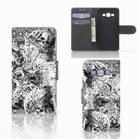 Telefoonhoesje met Naam Samsung Galaxy A3 2015 Skulls Angel - thumbnail