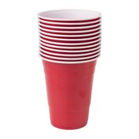Partycup rood - 530 ml - 12 stuks - thumbnail