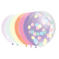 Haza Witbaard Ballonnen pastel, 10st.