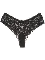 Fleur Du Mal tanga Charlotte en dentelle - Noir - thumbnail