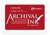 Ranger Ink Ranger • archival ink pad red geranium