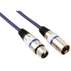 HQ Power Professional DMX 5m audio kabel XLR (3-pin) Zwart