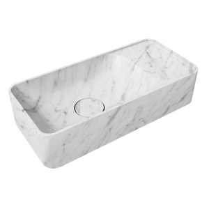 Balmani Fara fonteintje 45 x 22 cm Carrara marmer