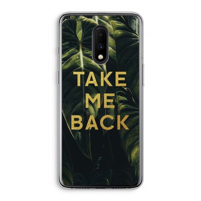 Take me back: OnePlus 7 Transparant Hoesje